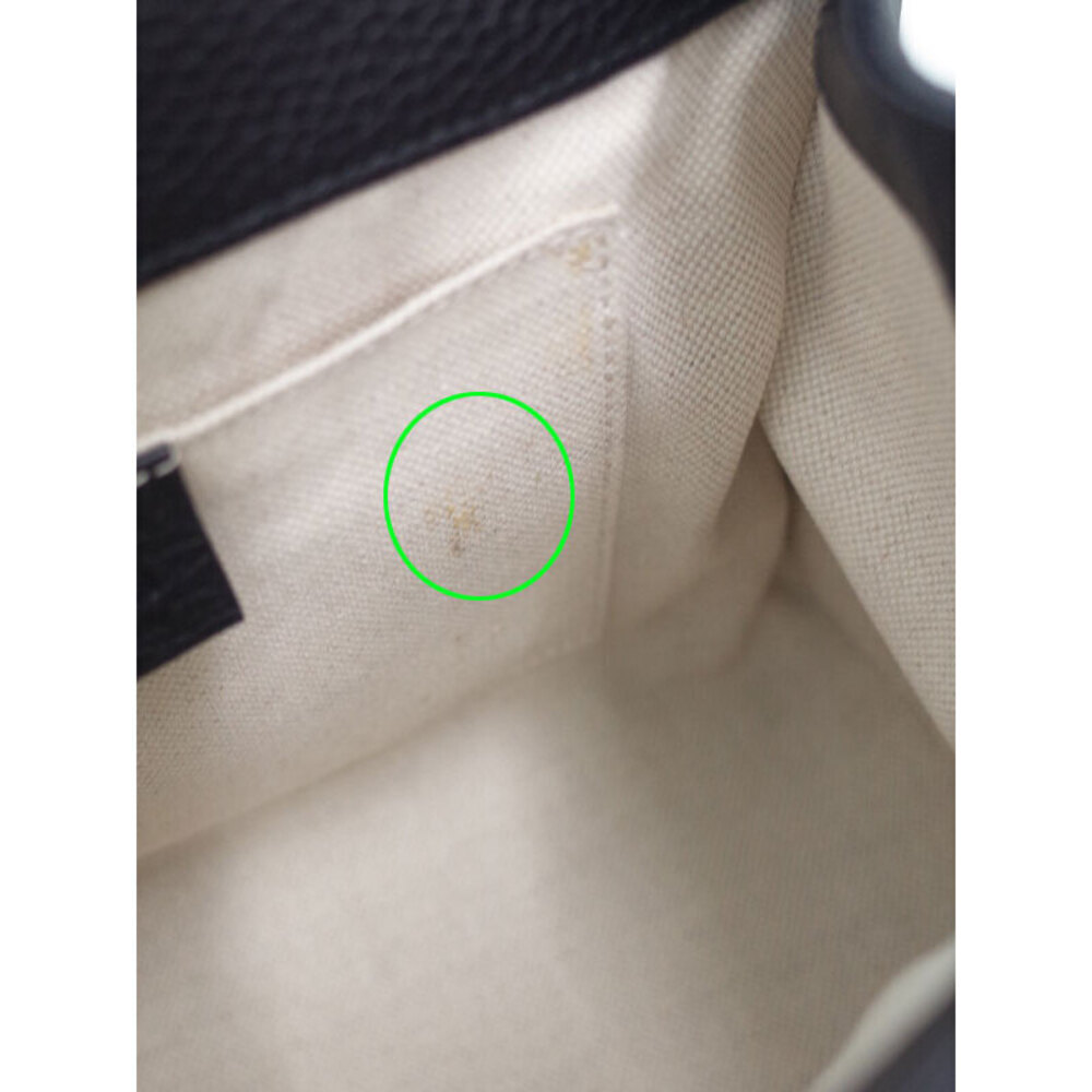Gucci Top Handle Marmont Leather Bag 2way GG - Picture 8 of 9